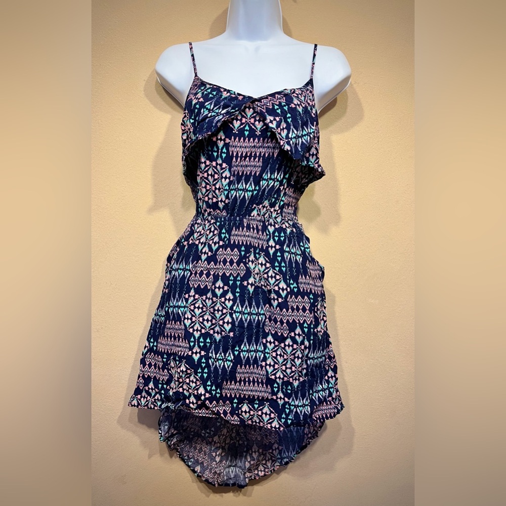 Cute Hi-Lo Print Summer Dress